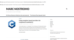 Desktop Screenshot of marc-nostromo.com