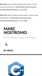 Mobile Screenshot of marc-nostromo.com